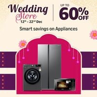 Amazon Wedding Store Smart Savings on Appliances Up To 60% Off + Bank Offers (12th - 22nd Dec)