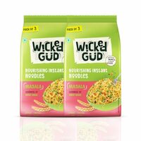 WickedGud Masala Noodles (207gm x 2) [50% coupon]