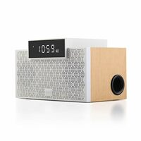 Edifier MP260 Wireless Speaker, Portable Bluetooth 5.0, Multi-Functional, Clock, Alarm, LED Display, USB Memory, TF Card, White