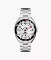 Breaker Three-Hand Date Stainless Steel Watch