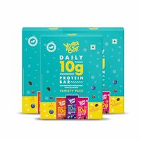 Yogabar Variety Pack 10 grams Protein Bars [Pack of 18], Protein Blend & Premium Whey