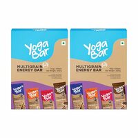Yogabar Energy Bars - Pack Of 20|Healthy Diet With Fruits,Nuts,Oats And Millets,Gluten Free And High Protein Crunchy Granola Bars,700 Gram,Nut & Seed,Orange Cashew,Chocolate Chunk Nut,