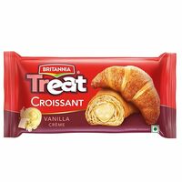 Amazon Now- Britannia Treat Croissant – with Vanilla Crème Filling (45g) – 100% VEG { Location Specific }