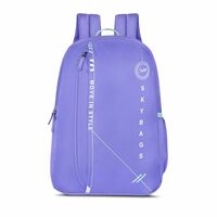 Skybags Unisex Brat 20L Premium Polyester Adjustable Straps 4 Compartment Backpack (E) Lavender