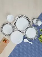 Cello and Larah by Borosil dinner set at min 50%