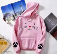 Womens Cat Printed Sweatshirts