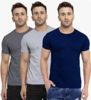 Scott International Men's Regular Fit T-Shirt (Pack Of 3)