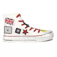 Woodland White Canvas shoes for women