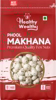 Healthy Wealthy Premium Phool Makhana | Lotus Seeds Puffed Kernels Phool Makhana (50 g)