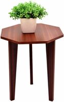 Dime Store Stool Bedside Table for Plant Stand and Table Decor (Brown) 