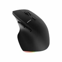 BESTOR Tri-Mode RGB Wireless Mouse,Ultrafast Scroll, Type-C Rechargeable - USB Mouse with LED Lights Wireless Ergonomic Optical Gaming Mouse with Bluetooth (6 Key)