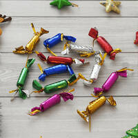 Buy eCraftIndia Christmas Tree Hanging Ornaments (10x2cm, Plastic, Multicolor) Online (undefined) At Best Price