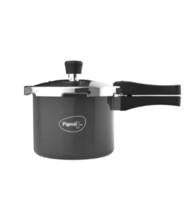 Pigeon black aluminium induction base outer lid hard anodized pressure cooker - 3L