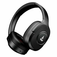 Boat (2025 Launch) Rockerz Plus 550 ANC, (~40dB) Hybrid ANC, 80Hrs Playback, 40ms Low Latency Beast Mode, 40mm Drivers, BT v5.4, Bluetooth Headphones, Wireless Headphone with Mic (Cosmic Black)