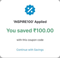 Get Flat ₹100 off MOV ₹149 (All user offer) 