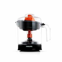 PHILIPS HD2799/00 Citrus Press Juicer Large size with 1L Capacity, 25W, Clear white transparent jar, 2 way rotation