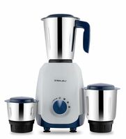 Bajaj Grace 500W Mixer Grinder | Mixie For Kitchen With Duracut Blades | 2-In-1 Blade Function For Dry & Wet Grinding | 3 Mixie Jars | 5-Yr Motor Warranty Midnight Blue