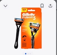 Swiggy--Gillette Fusion Manual Razor for Men with styling back blade