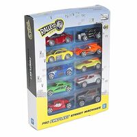 Pro Firefleet Street Machines – 10-Pack Die-Cast Toy Cars for Kids, 3Y+