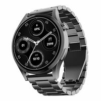 boAt Lunar Embrace w/Vibrant 1.51" (3.8 cm) AMOLED Display,Premium Metal Design, Functional Crown, 100+ Sports Mode, Animated Watch Faces, Built-in Games, Smart Watch for Men & Women(Steel Grey)