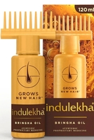  indulekha Bringha Hair Oil with Amla & Almond to Reduce Hair Fall & Grow New Hair - 120 ml