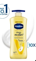 Vaseline Deep Moisture Body Lotion with Ceramide Hyaluron for 10X More Moisture - 600ml