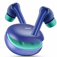 Mivi DuoPods C2 TWS [New Launch], 50 Hrs Playtime, HD Call Clarity with AI-ENC, 13mm Bass Drivers, Low Latency, BT v5.3, Type C Charging, Made in India Earbuds