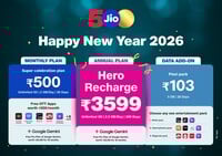Reliance Jio Happy New Year 2026 Plans