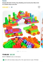 Building Block Toys for Children at 80% Off + Extra 20% Off with Coupon Code - Toys20