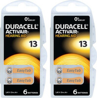 DURACELL Hearing Aid Batteries Size 13  Battery  (Pack of 12)