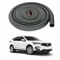 4M D Shape Car Edge Guard Protector Rubber Tape Trim Rubber Strip Seal Protector Car Window Door Edge Guards for Most Car Door Seal Strip Universal Fit