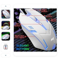 Ant GM46 RGB Lighting Wired Ergonomic Optical Gaming Mouse At Rs 149