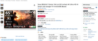 Steal deal Sony Bravia 3 Series 65 Inch for 81,990 only - lowest ever MRP 1,64,900 Discount 51% that too on Sony