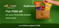 BigBasket ₹100 Off on Orders Above ₹199 via FamApp Coupon
