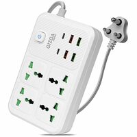 Gizga essentials Power Extension Board with 4 Universal Sockets + USB & Type-C at ₹1,249 on Amazon