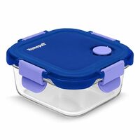 Home Puff Borosilicate Glass Lunch Box 320 ml Airtight Leakproof at ₹249 on Amazon