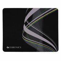 ZEBRONICS MSP-X1 Mouse Pad, for Speed and Precision Operation, Smooth Cloth Surface