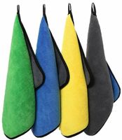 DECOZARE microfiber cleaning cloth dust proof scratch proof kitchen glass and car use window cleaning Wet and Dry Microfiber Cleaning Cloth