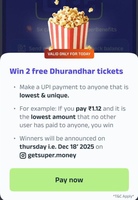 Supermoney Loot: Win 2 Free Dhurandhar Movie Tickets