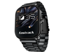 Fastrack Radiant FX2 Luxury Metal Smartwatch with largest 5.1 AMOLED Display with Functional Crown With Black Strap