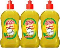 stanfresh Liquid Dish Wash Gel( Pack Of 3) Dish Cleaning Gel  (Lemon, 3 x 0.5 L)