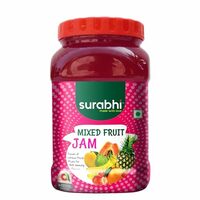 Surabhi - Mixed Fruit Jam For Breakfast | No Artifical Colours & Preservatives | Delightful Blend of Premium Fruits, 1Kg (Pack of 1)
