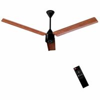 LUKER JVLuker USA Size Zero Neo Wood 1200mm BLDC Ceiling Fan with Remote,  -Black