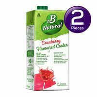 B Natural orange and cranberry 2 ltr each  @ 50rs