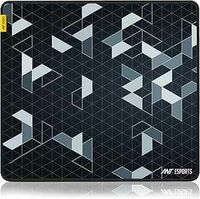 Ant Esports Prism Mouse Pad with Anti-fray Stitching, Waterproof Surface & Non-Slip Rubber Base with Stitched Edges Gaming Mouse Mat – Black