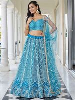 Udbhav Export Embellished Semi Stitched Lehenga Choli on Flipkart