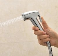 BD Plastic Health ABS County Health Faucet Bidet Gun Shower Chrome Finish (Silver)