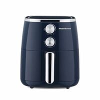 Morphy Richards 5 Litre Classic Crisp Pro Air Fryer|Easy Knob Control|Adjustable Time & Temperature Control|Voltage Fluctuation Protection|Non-stick Coated Basket|2 Year Product Warranty|Blue|1500W