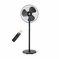atomberg Renesa 400mm Pedestal Fan | 5-star rated |2 Years Warranty (Midnight Black)