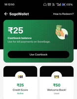 Credit Score Check _ 25/- Cashback 